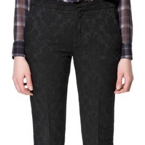Zara | Brocade black pants